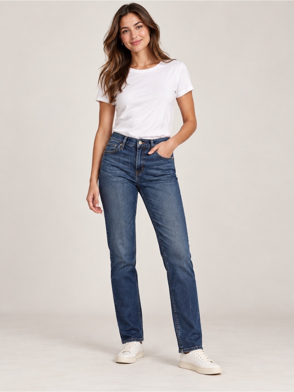 Banana Republic Dark Wash Straight Leg Jeans Women’s Size 26/2
